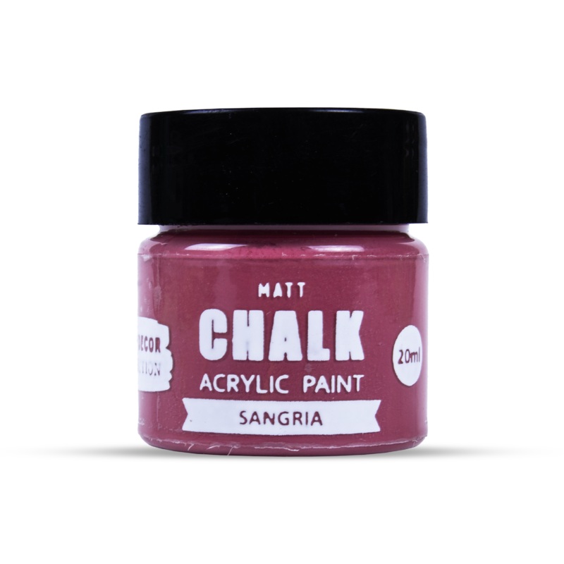 Home Decor Chalk Paint Sangria 20ml Bottle