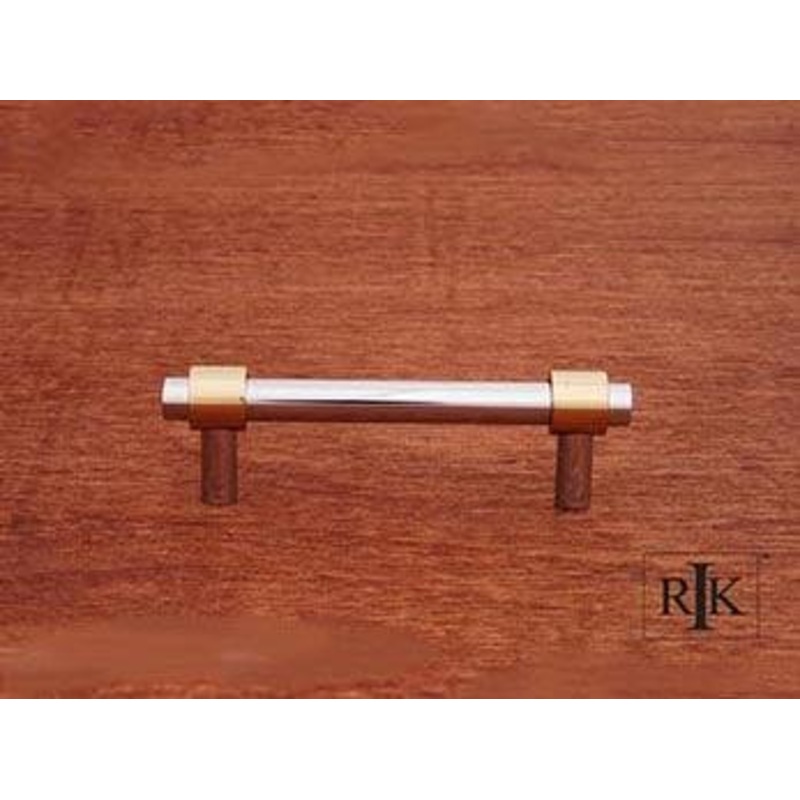 Plain Rod Pull 3 – Chrome & Brass