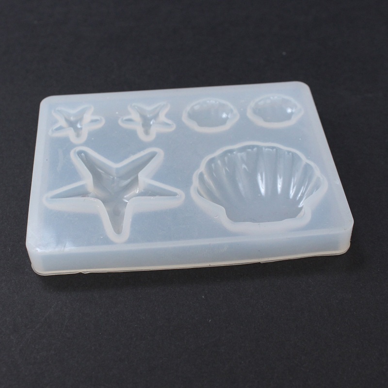Resin Silicone Mould Sea Life 8.5cm X 6.3cm 1pc