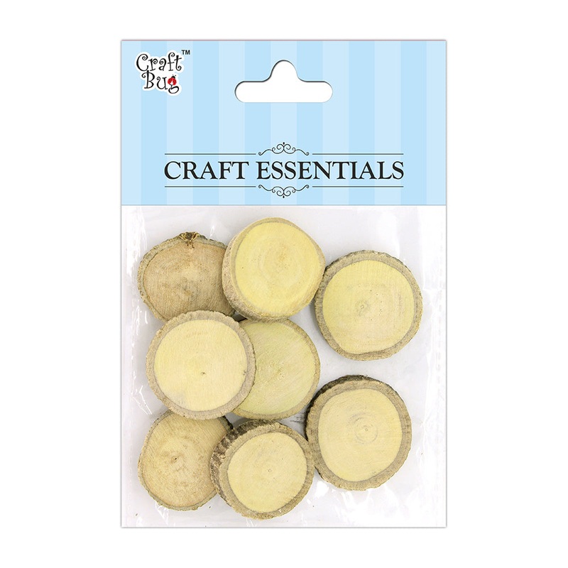 Wooden Discs 25Mmx6Mm 8Pc Ib