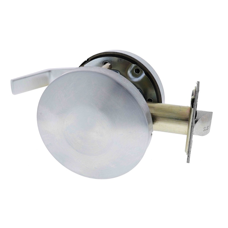 Carbine Doncaster 7000 Cylindrical Half Cupboard set, Standard Lever, 70mm backset,  , Boxed, Brushed Satin Chrome