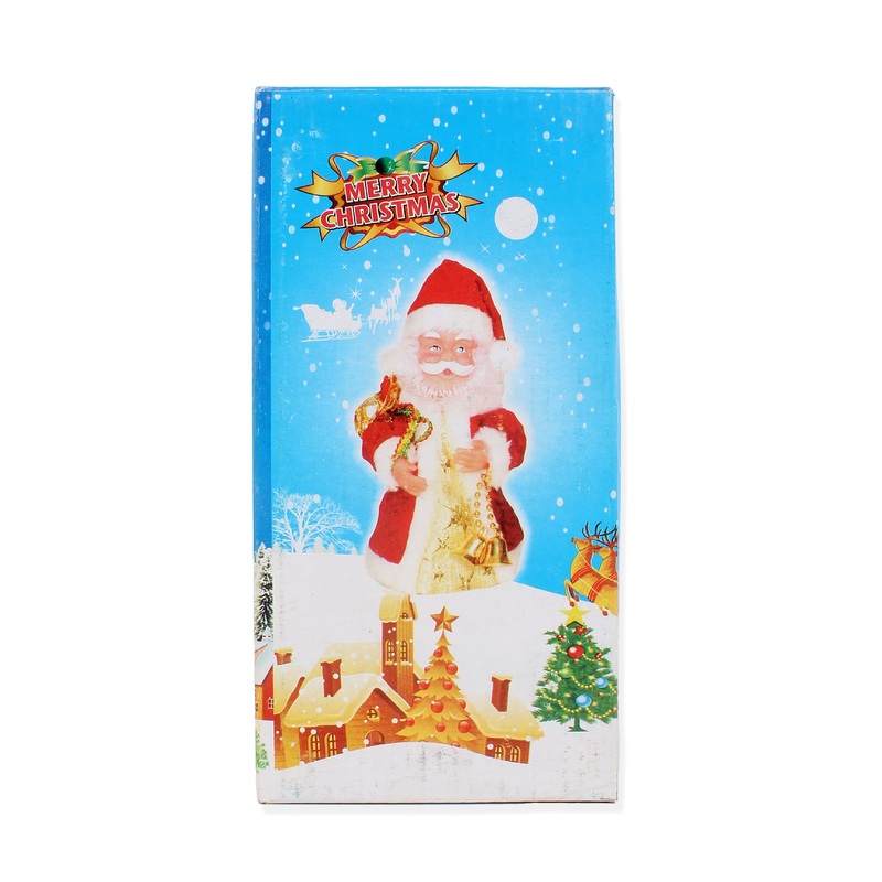 Christmas Toy Musical Rotating Santa 7inch 1pc Box IB