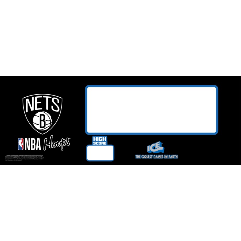 CONTROL PANEL (MAT/PRINTED) BROOKLYN NETS [NB7206BRO]