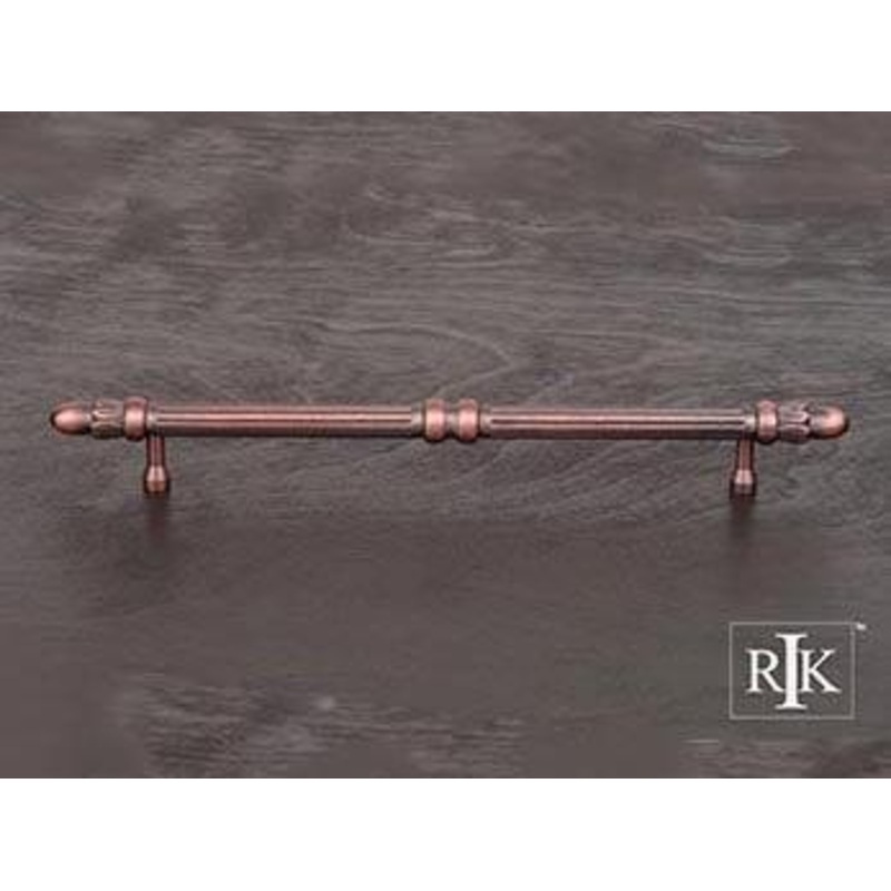 Lined Rod Pull with Petals @ End 8 – Distressed Copper
