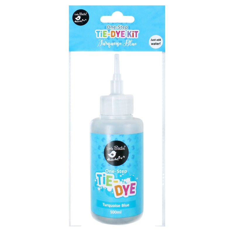 One Step Tie Dye Turquoise Blue 1Pc