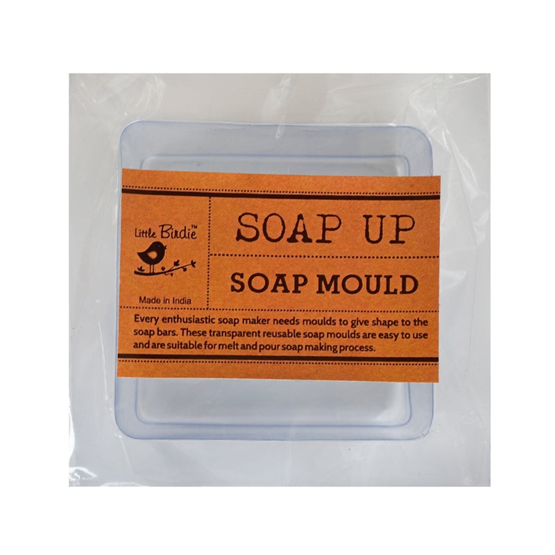Soap Mould Square 7X7X3.5Cm 1Pc