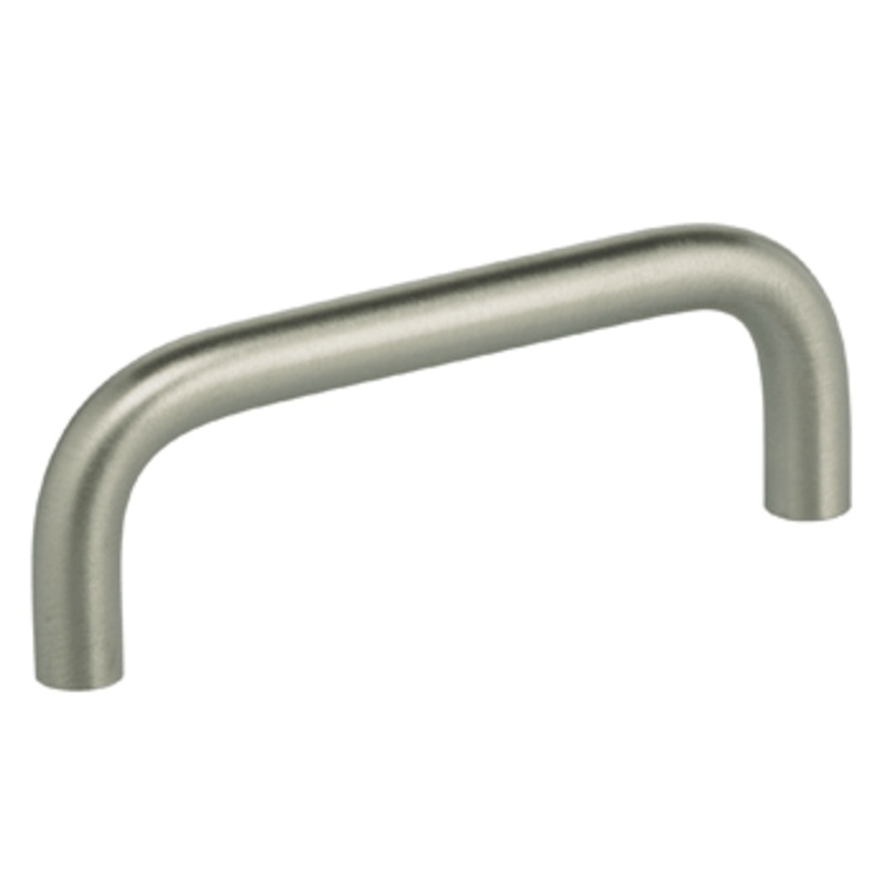 3 Center-to-Center Omnia Steel Wire Cabinet Pull Satin Stainless Steel
