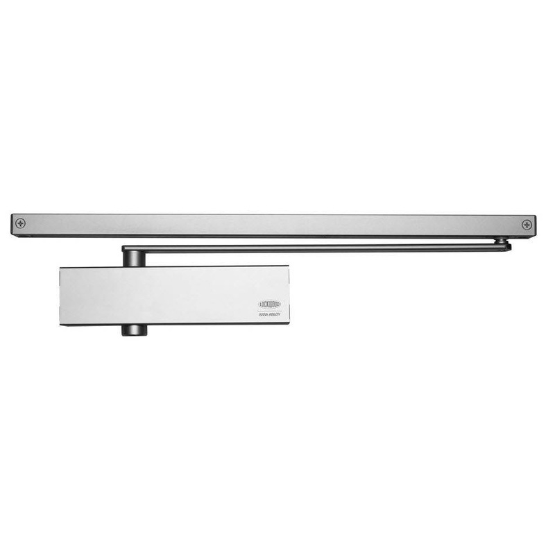7726 SERIES SIZE 2-6 SLIDE RAIL DOOR CLOSER BACKCHECK DELAYED ACTION