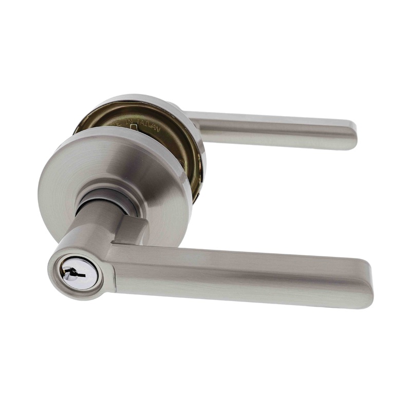 Carbine Jeune SL6000 Tiebolt Entrance Lever set, C4 Keyed to Differ, Boxed, Satin Nickel