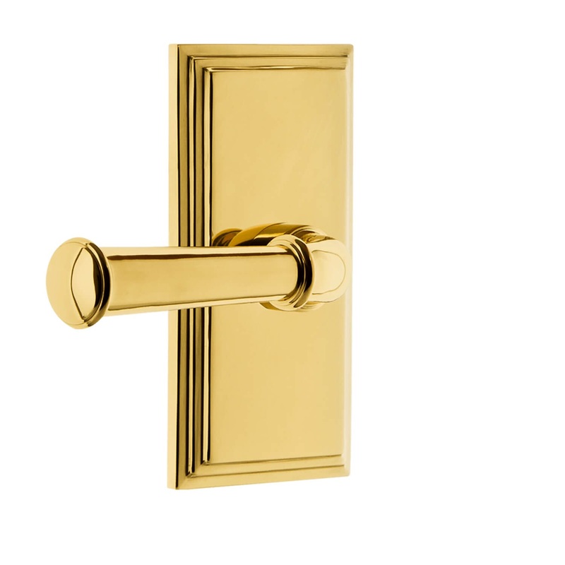 Carr Short Plate with Georgetown Lever in Lifetime Brass