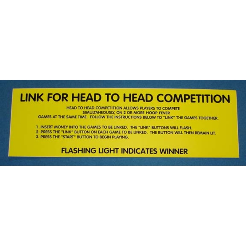 DECAL (LINKING INST.) HOOP FEVER [HF7021]