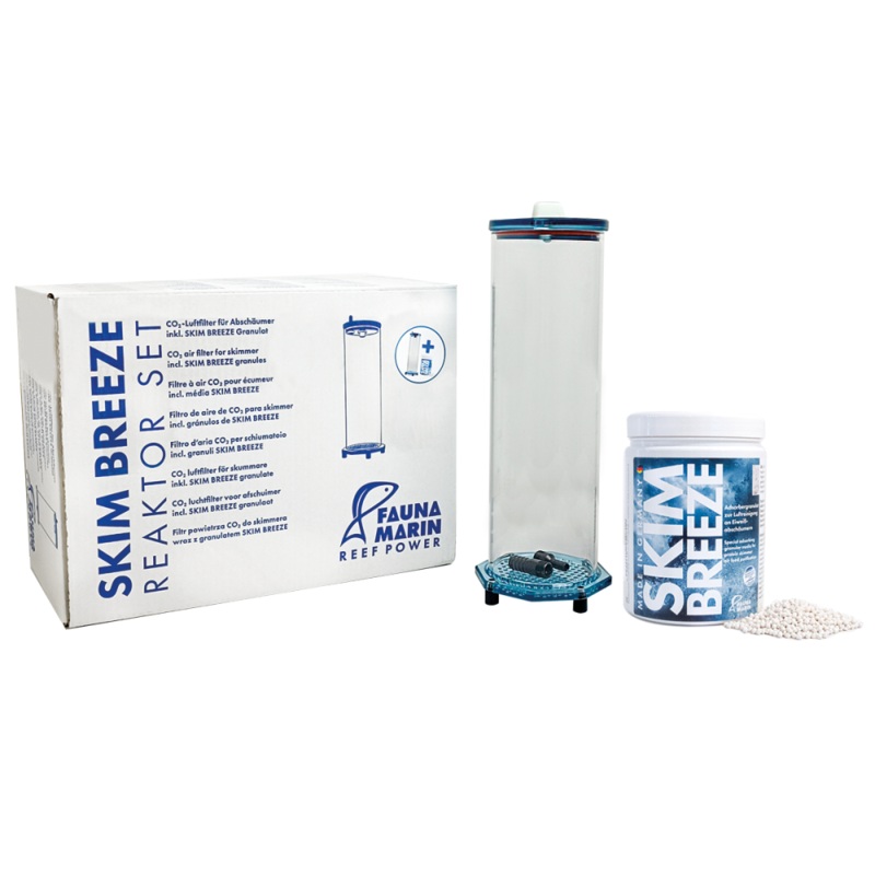 Fauna Marin Skim Breeze Reaktor Set Luftfilter S inkl. 870 g Spezial Adsorbergranulat