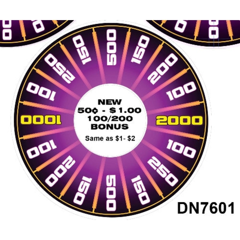 MARQUEE WHEEL (.50/1.00) [DN7601]