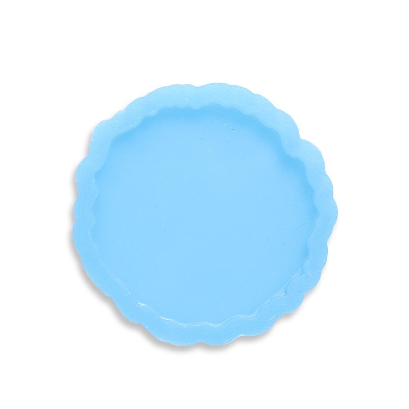 Silicone Mould Mini Scalloped Round 2 Inch D-2.79Mm 1Pc