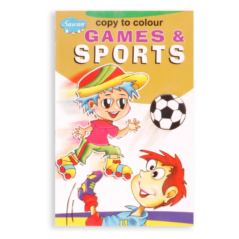 Copy To Colour Games & Sports 1Book