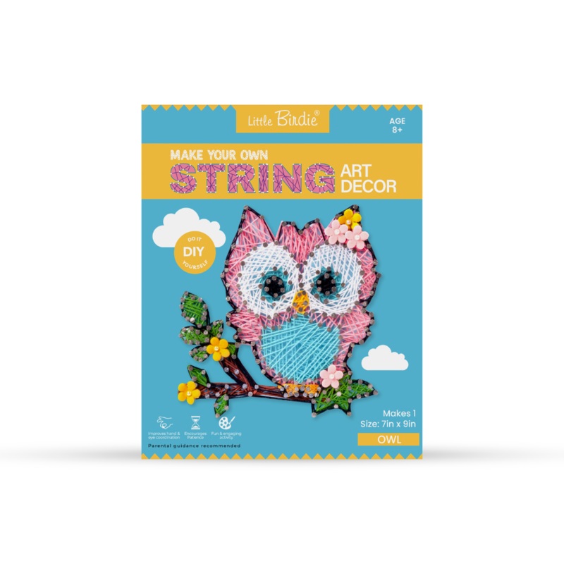 DIY String Art Kit – Owl, 1 Box