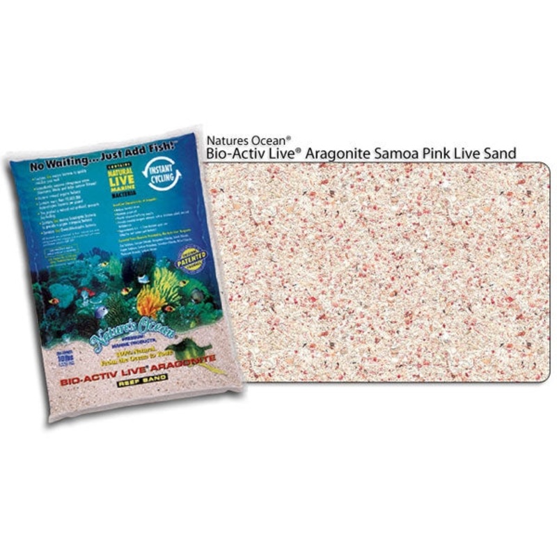 Nature’s Ocean Samoa Pink Aragonite Live Sand (0,5-1,7 mm) 9,07 kg