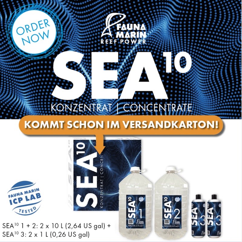 *NEU* Fauna Marin SEA10 Konzentrat 2x10L + 2x1L (fr 200L)