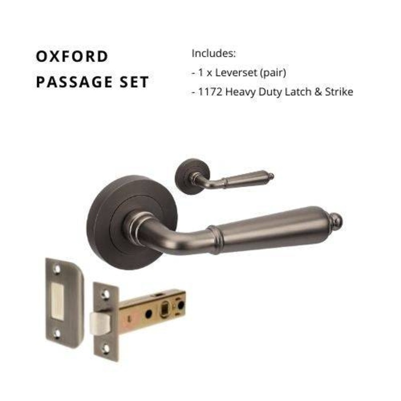 Oxford Passage Set, Includes 1131 Latch gn