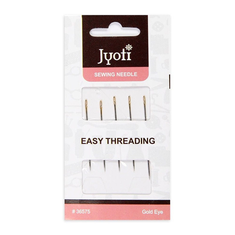 Sewing Needle W/Gold Eye #36575 5Pc Jyoti