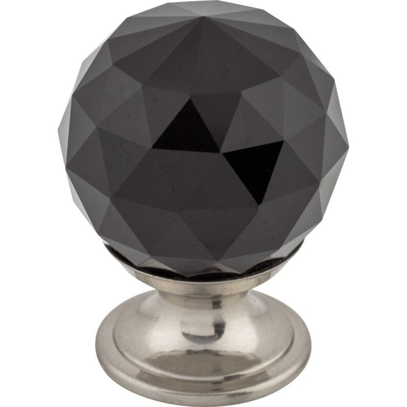 Top Knobs Black Crystal Knob