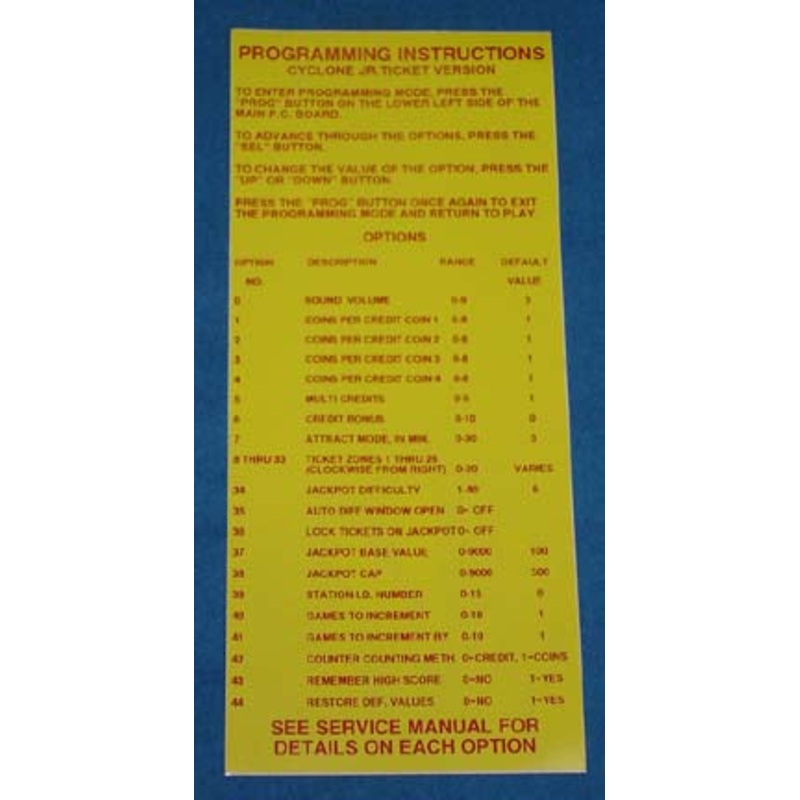 DECAL (PROGRAM) [CJ7008]