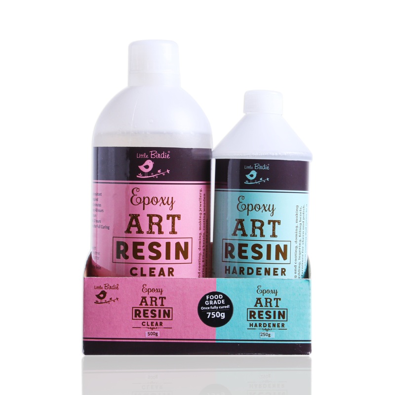 Epoxy Art Resin And Hardener Transparent 750gm Bottle