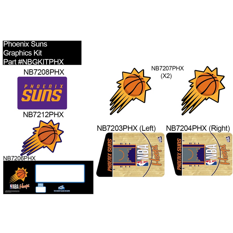 KIT: NB GRAPHICS PHOENIX SUNS [NBGKITPHX]