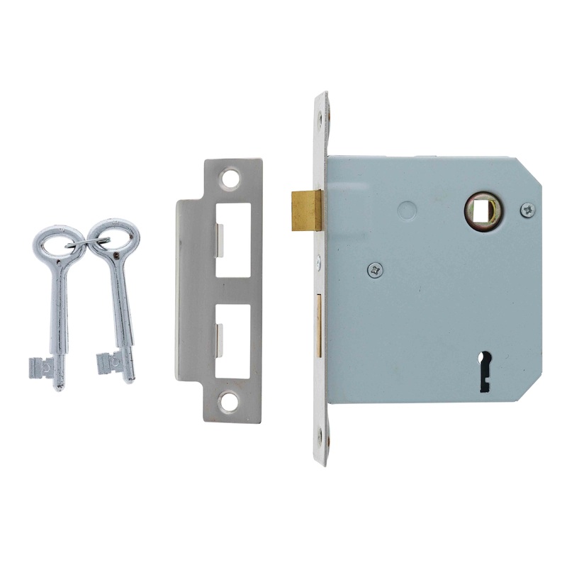 Lenlok 1309 Mortice Lock, 60mm backset, Keyed Alike G key, Boxed, Stainless Steel