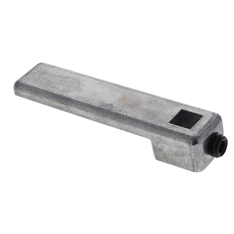 Lenlok T & L zinc latch tongue suits 8mm shank display pack