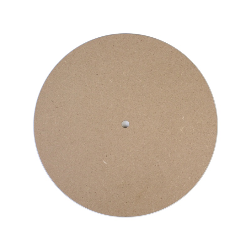 Mdf Clock Face 10Inch Dia 18Mm Thick 1Pc Lb