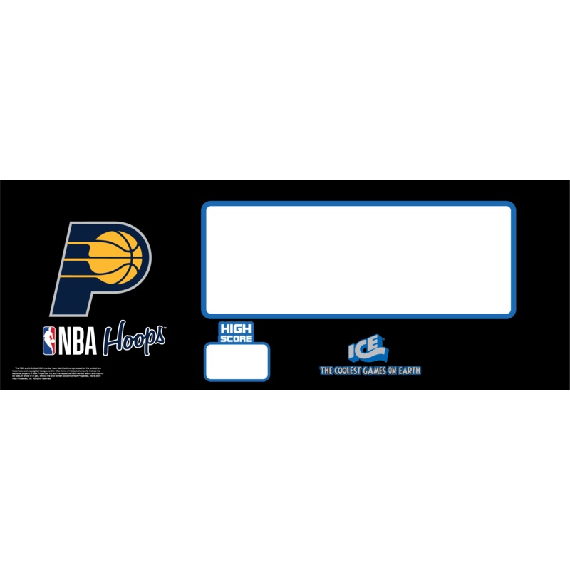 CONTROL PANEL (MAT/PRINTED) INDIANA PACERS [NB7206IND]