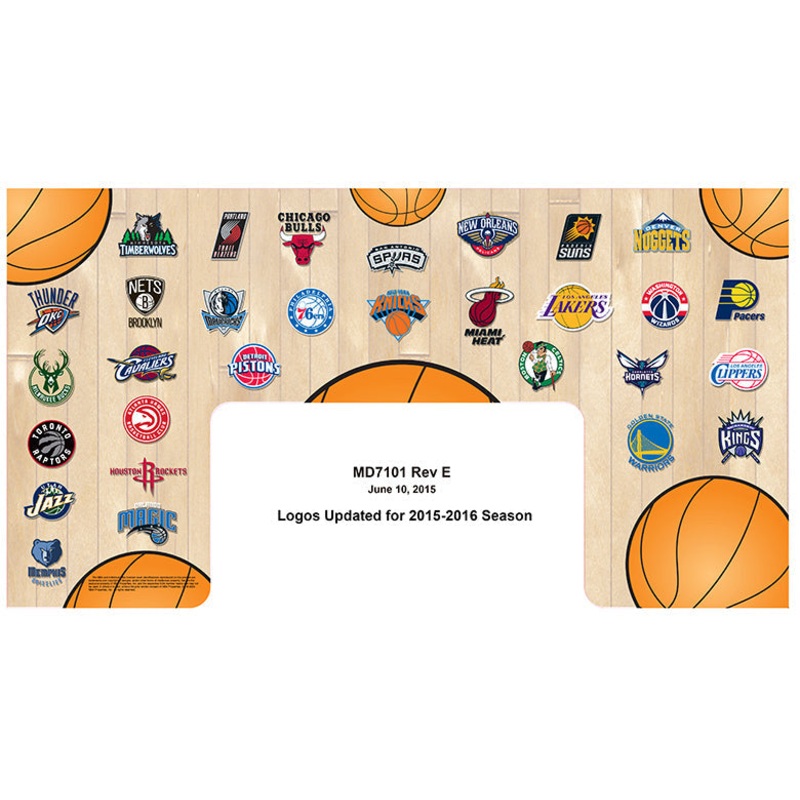 DECAL (CABINET TOP) HOOP TROOP -REV H- [MD7101]