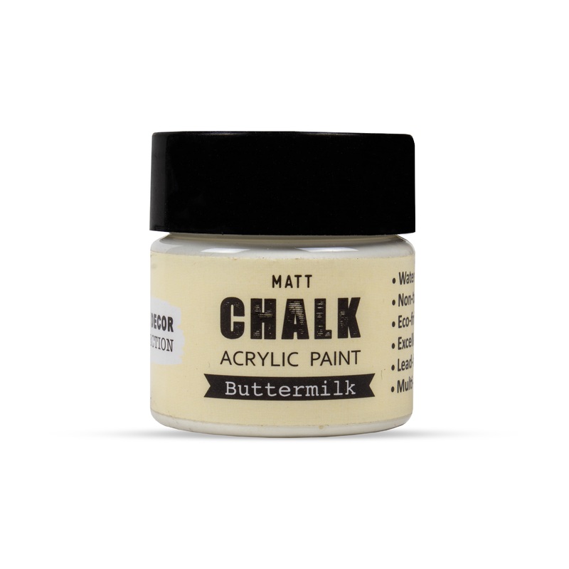 Home Decor Chalk Paint Buttermilk 20ml Bottle