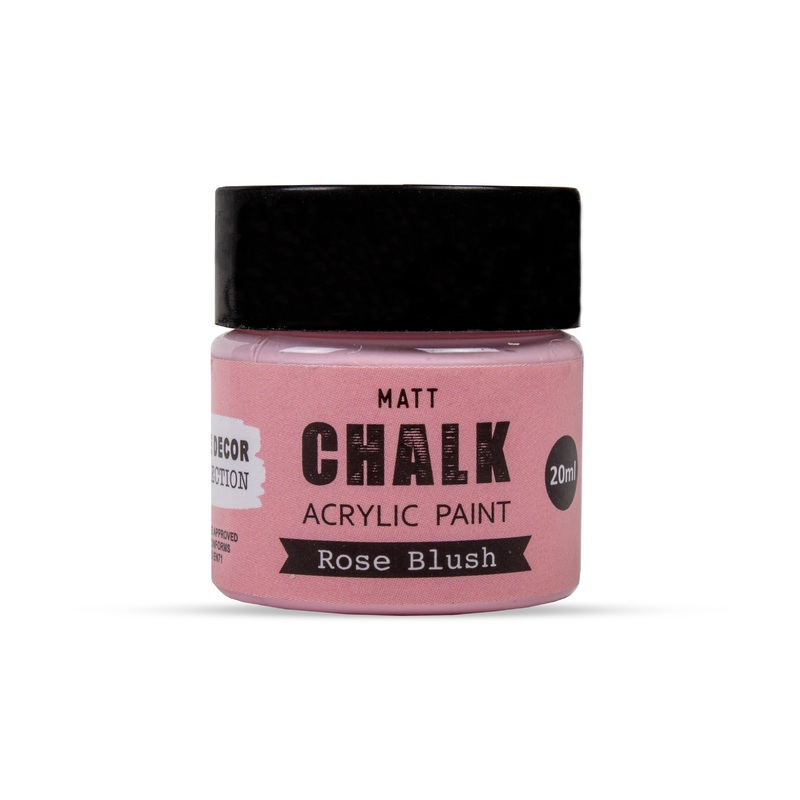 Home Decor Chalk Paint Rose blush 20ml Bottle