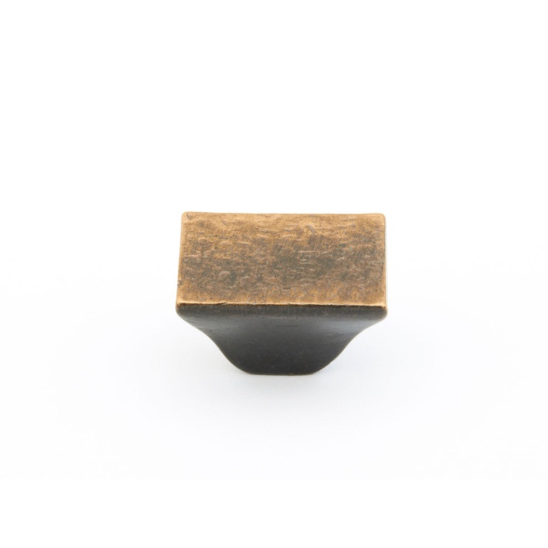 Vinci Rectangular Textured Knob by Schaub