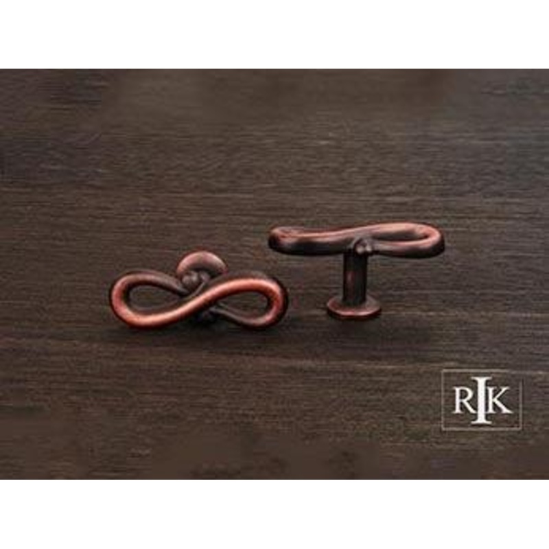 Butterfly Pretzel Knob  2 1/8 (54mm) – Distressed Copper