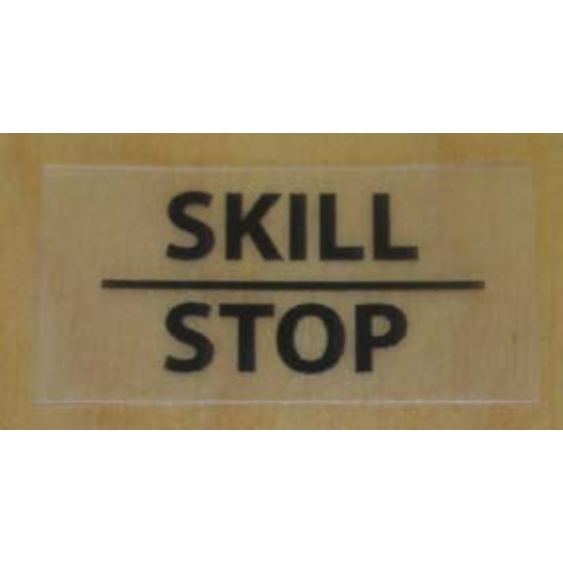 DECAL SKILL STOP (FOR130814 BUTTON) [CR0504425]