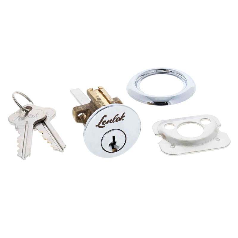 Lenlok 201 Cylinder, 5 pin, C4 Keyed to Differ , Satin Chrome Boxed ZFE43269251123