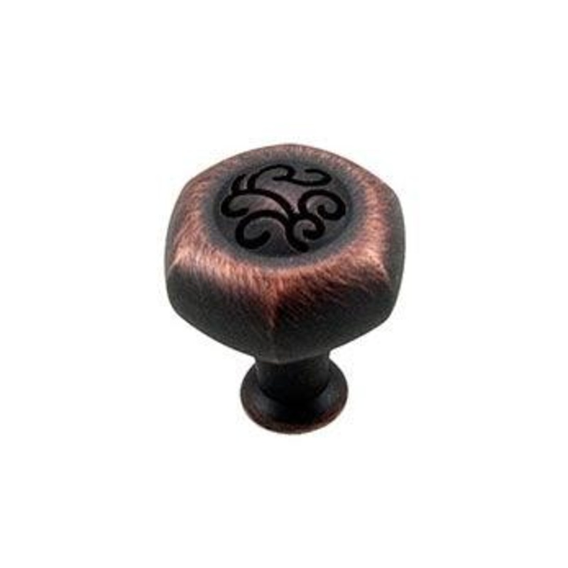Palermo Hexagon Knob 1 1/4 (32mm) – Valencia Bronze