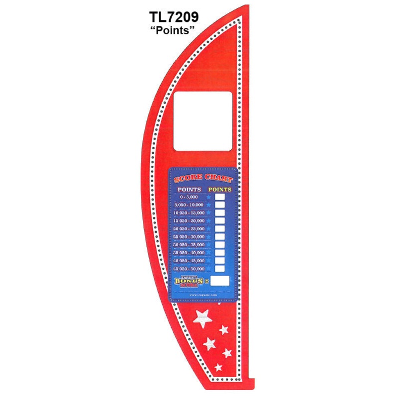 PANEL RIGHT BEAN BAG (MAT/PRINT) POINTS [TL7209]