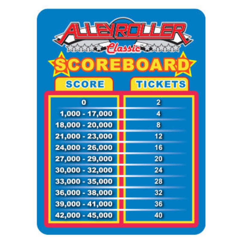 SCORE/ TICKETS SIGN (DOUBLE TICKETS) [RB7113]
