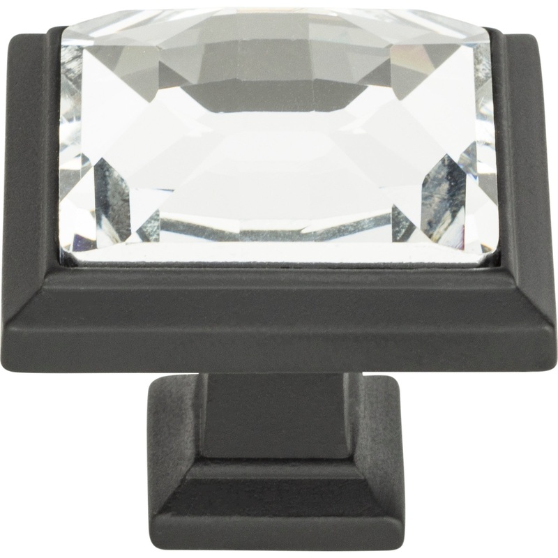 Atlas Homewares 1 5/16 Legacy Crystal Square Knob