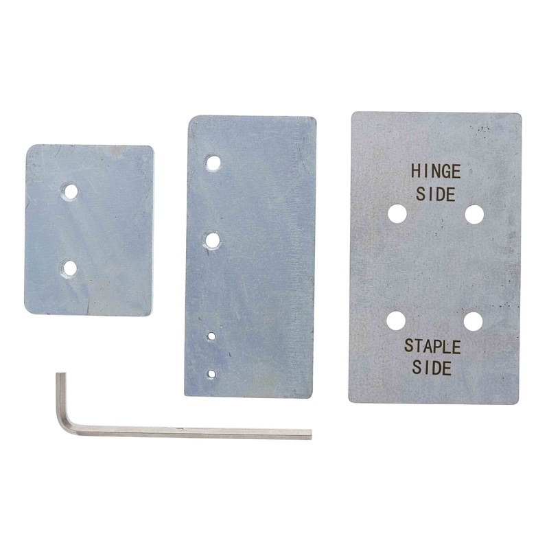 Carbine Armadillo Heavy Duty Hasp Lock Round post fitting kit