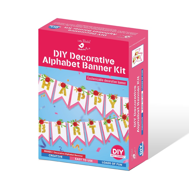 Diy Decorative Alphabet Banner Kit