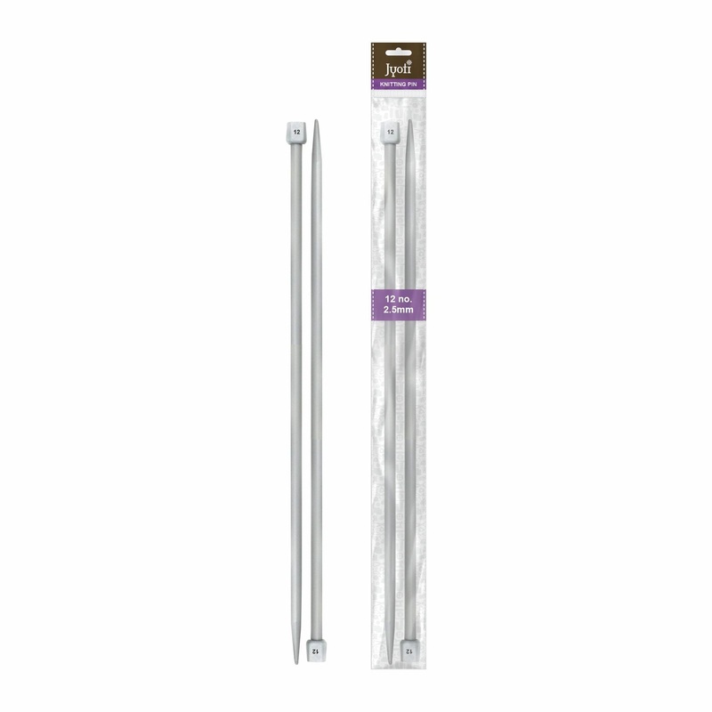 Plastic Knitting Needles 14 inch No.0 1Pair