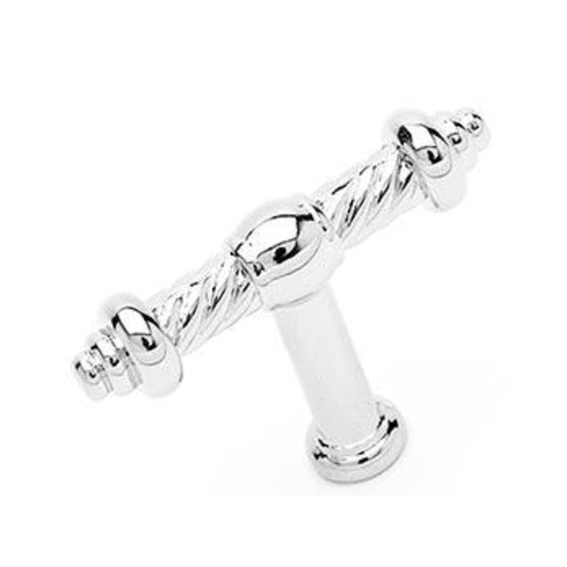 Small Twisted Knob 2 (51mm) – Polished Nickel