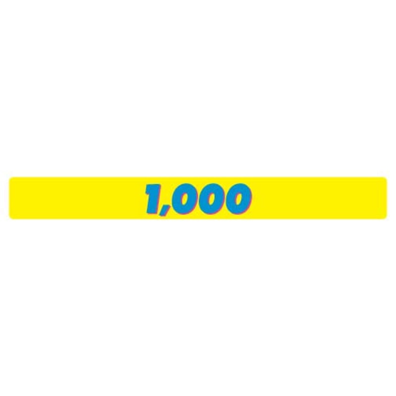 1000 POINT YELLOW LEXAN OVERLAY [AR7119]