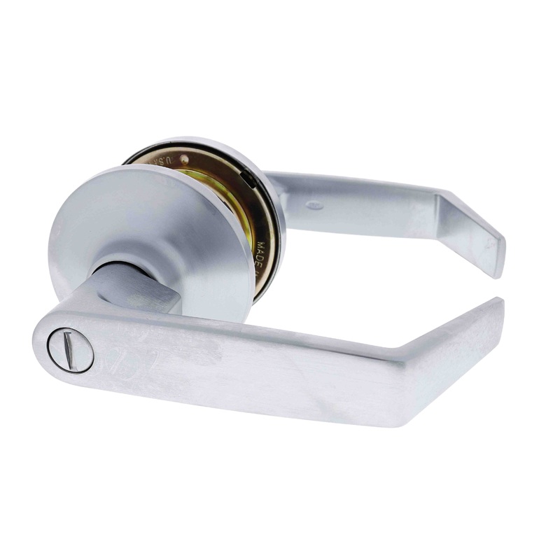 Carbine Ascot Tiebolt Privacy set, Standard Lever, 60-70mm backset,  , Boxed, Brushed Satin Chrome