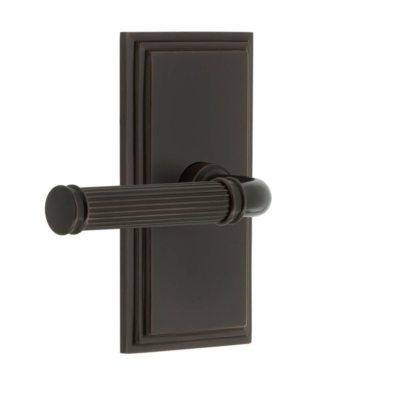 Carr Short Plate with Soleil Lever in Timeless Bronze